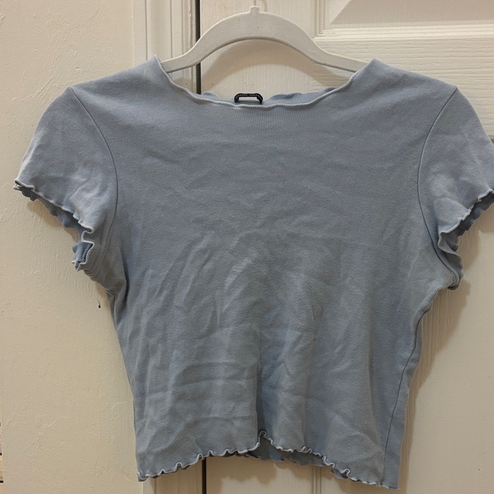 Brandy Melville Sky Blue Crop Top